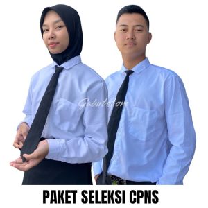 KEMEJA PUTIH + DASI FORMAL OSPEK WISUDA SELEKSI CPNS TERMURAH