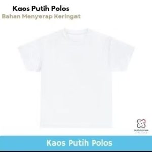 Kaos Putih Polos Termurah