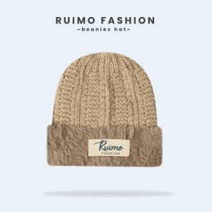 Topi Kupluk Beanie Hat Rajut Halus Topi Musim Dingin Fashionable - A-60