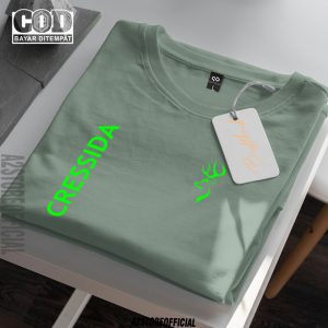 PROMO Kaos Distro Cressida Kirka Text Neon Premium Kaos Oblong Cowok Kaos Pria Atasan Pria Kekinian Baju Oblong Murah Pria Dan Wanita
