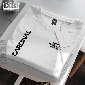 Baju Kaos Distro Cardinal Terlaris Kirka Text Hitam Premium Quality Kaos Lengan Pendek T-Shrit Kaos Unisex Pria / Wanita
