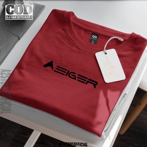 Baju Keren Kaos Distro Eiger 316 Garis Text Hitam Premium Kaos Lengan Pendek I T-Shrit Pria Wanita 1