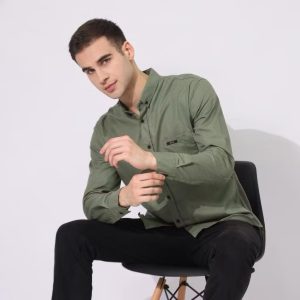 Kemeja Panjang Polos Premium Katun Twill Pria Original Local Brand